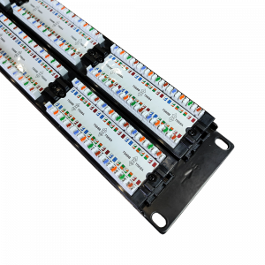 Патч-панель TWT 48 портов, UTP, кат.5E, 2U